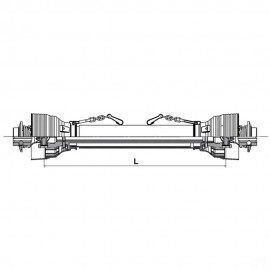 Arbore cardanic PTO 20 L=560 MM GoPart