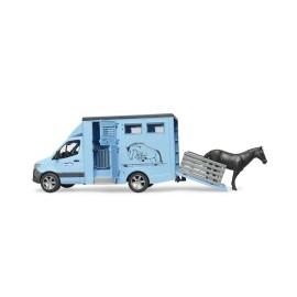 Jucărie camionetă transport animale MB Sprinter cu 1 cal