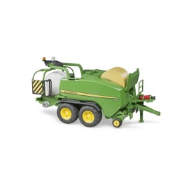 Jucărie mașină de infoliat baloți rotunzi John Deere