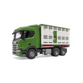 Jucărie camion Scania cu remorcă transport vițe