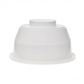 Pâlnie de lapte alb plastic 125 MM